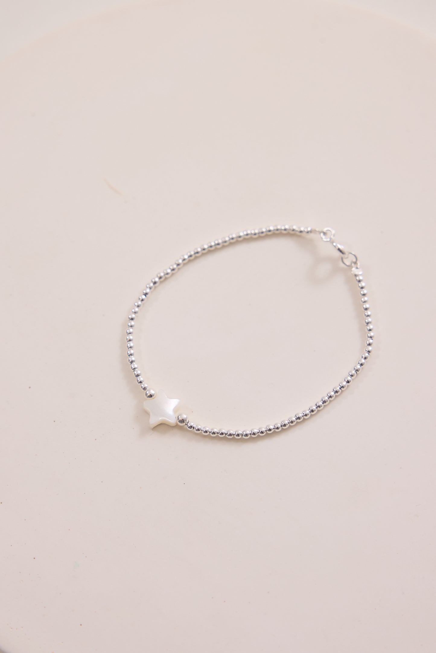 Noor Pearl Star Bracelet - Silver
