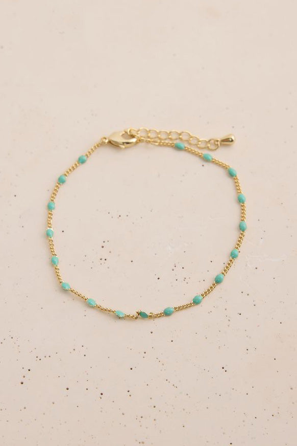 Aqua Bracelet Gold