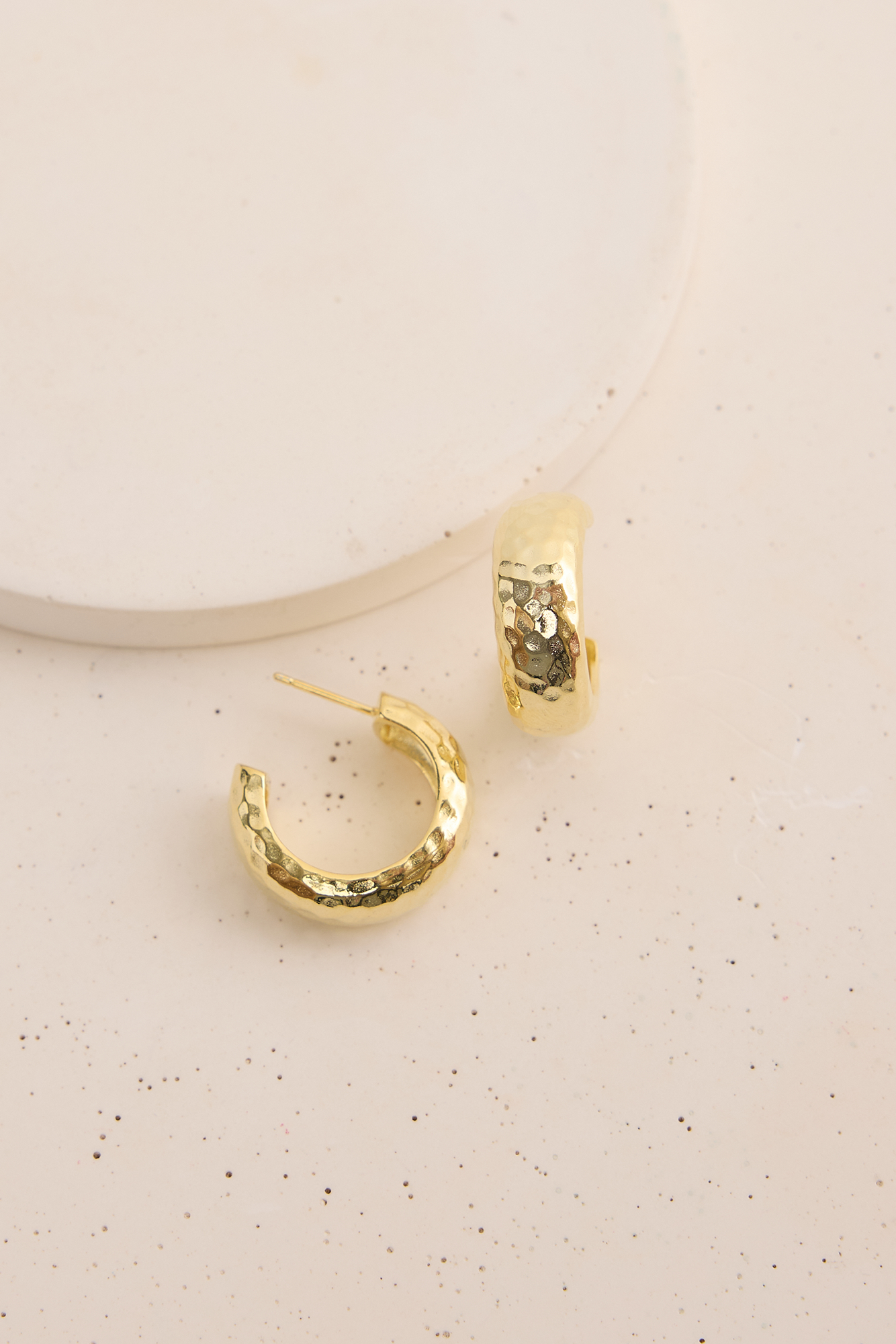 Abby Hoop Earrings Gold