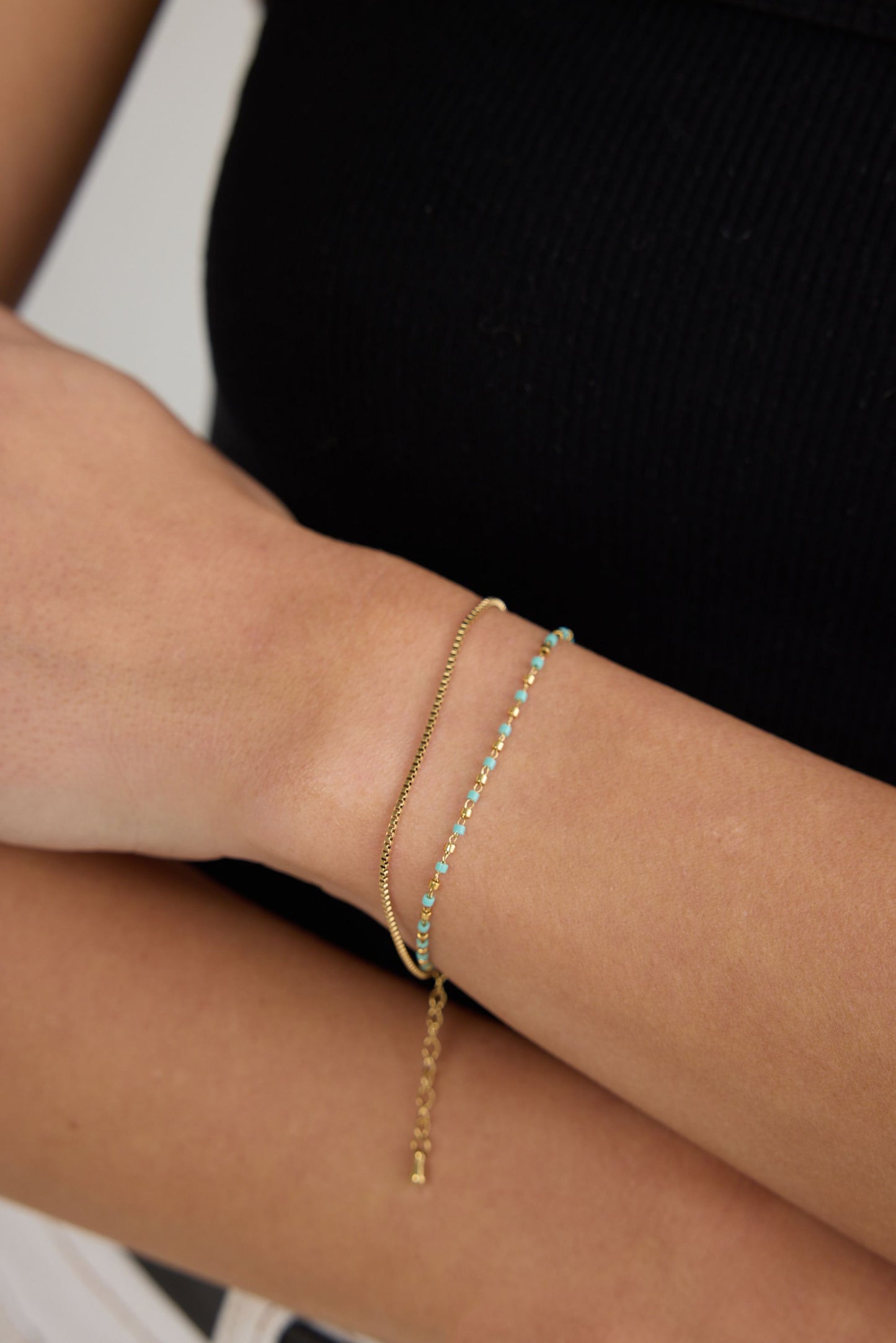 Aqua Bracelet Gold