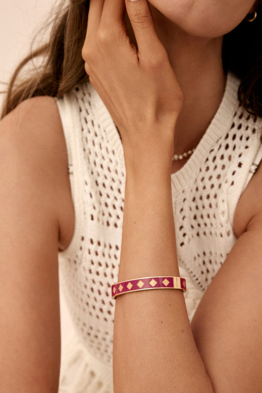Adele Bangle - Burgundy