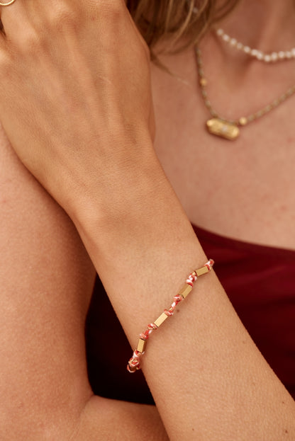 Elia Bracelet - Red