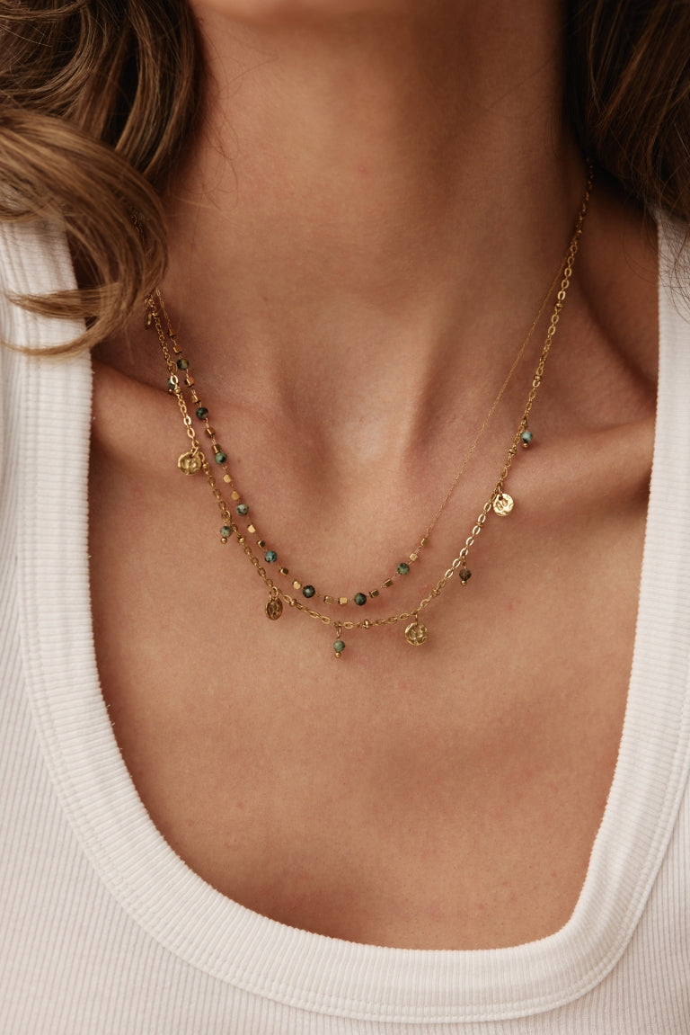 Gianna Necklace - Green
