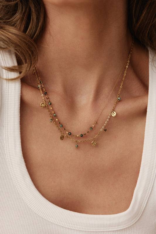 Gianna Necklace - Green