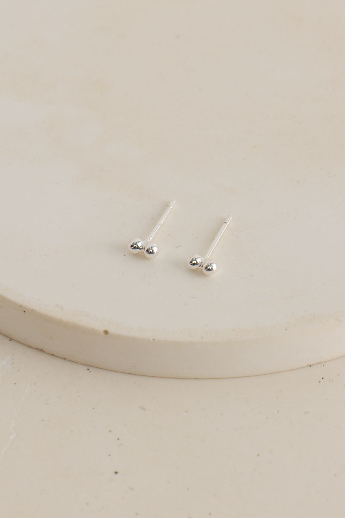 Calista Stud Earrings Silver