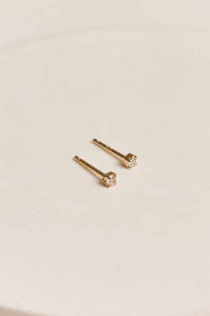 Lena Stud Earrings Gold